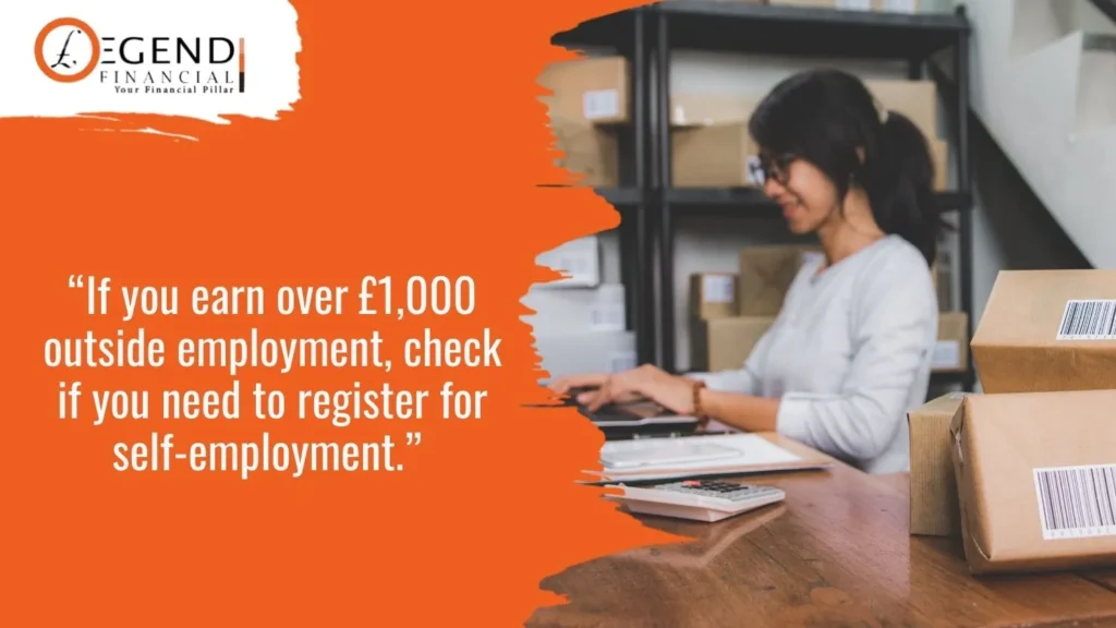 Register as self-employed