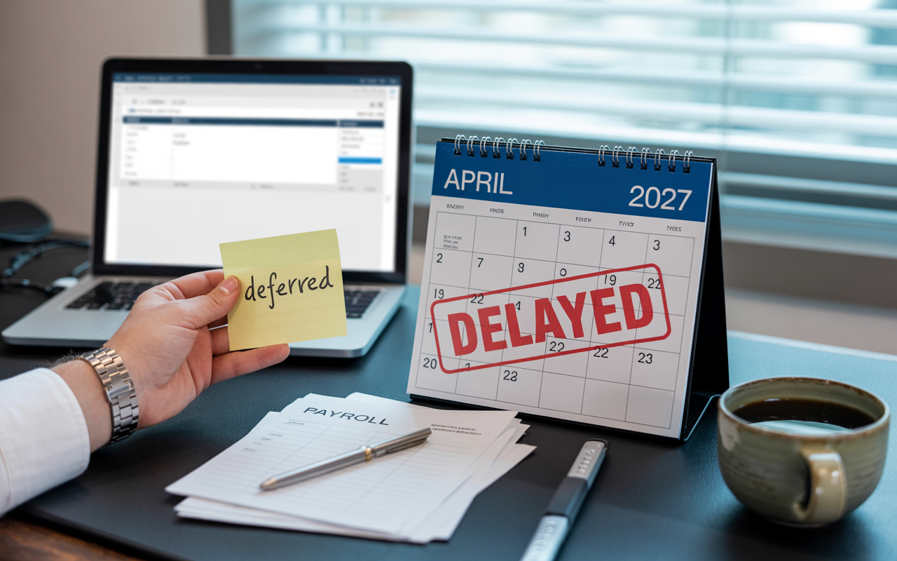 Mandatory payrolling of benefits deferred to April 2027 